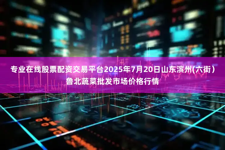 专业在线股票配资交易平台2025年7月20日山东滨州(六街）鲁北蔬菜批发市场价格行情